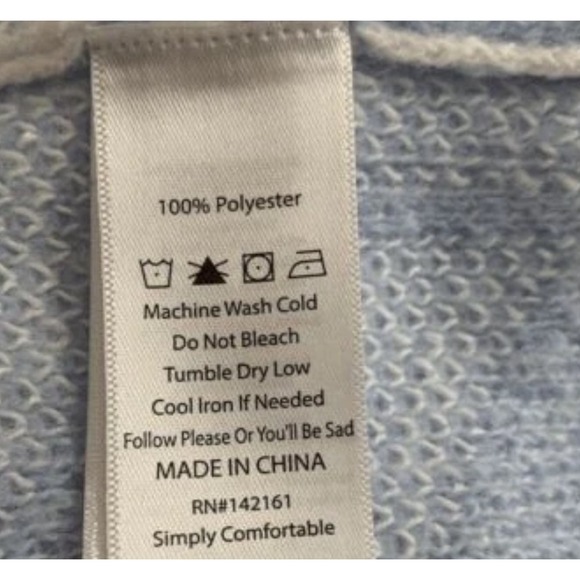 LuLaRoe Womens Size 2XL Holiday Sweater Christmas Snowflakes Blue White XXL NWT - Picture 3 of 3